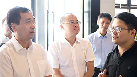 溫州市委常委、組織部長馬永良一行蒞臨中國計量大學·平陽工業(yè)設計研究院調研指導工作